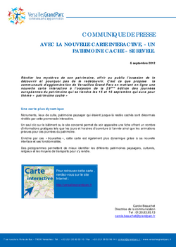 INFORMATION PRESSE