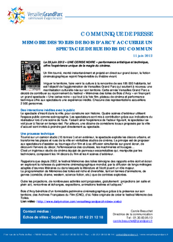 INFORMATION PRESSE