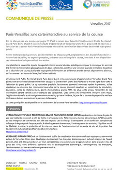 Microsoft Word - COMMUNIQUE DE PRESSE_Course Paris Versailles_Carte interactive 2017 vgpso