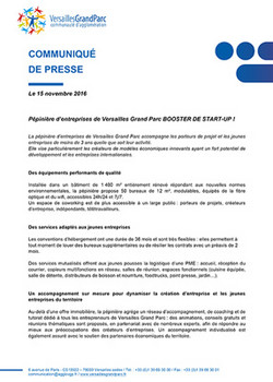 CP_Pépinière d’entreprises de Versailles Grand Parc BOOSTER DE START-UP