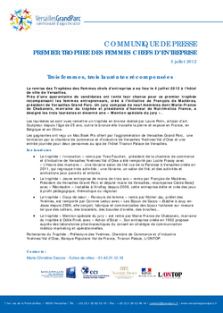 INFORMATION PRESSE