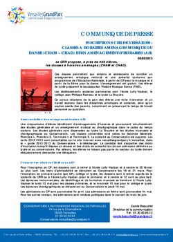 INFORMATION PRESSE