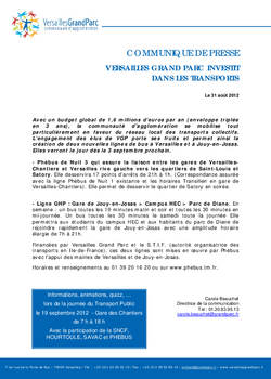 INFORMATION PRESSE